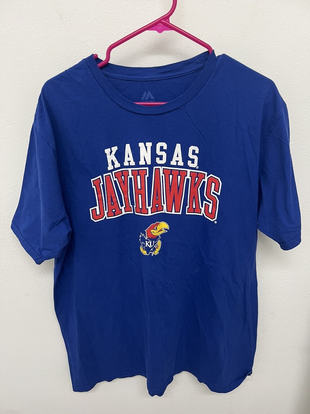 Majestic Kansas State Jayhawks Shirt Tee Men Tshirt Xl